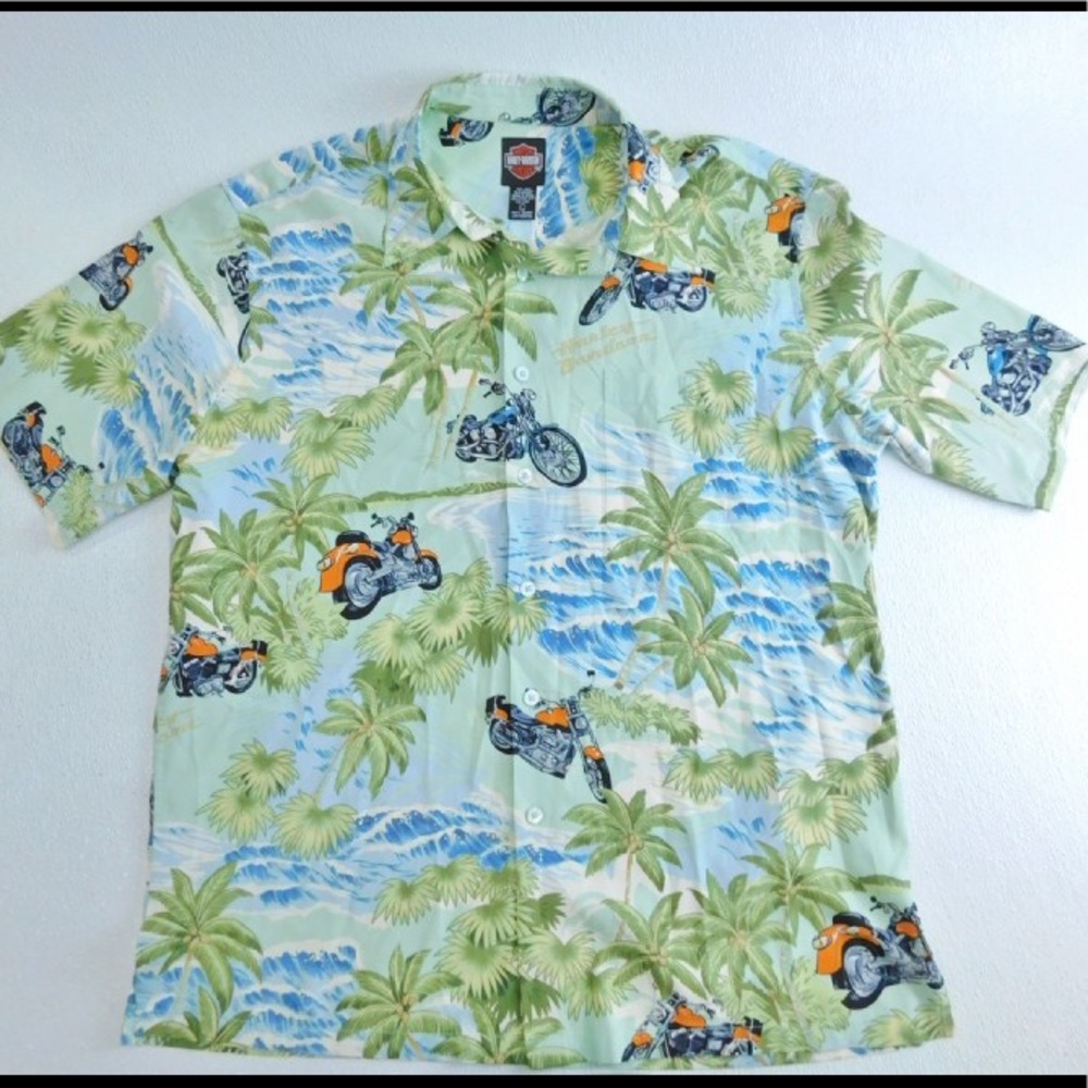 Mens Harley Davidson Shirt Size Large